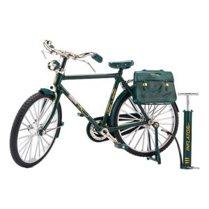 BEIBEI Home Decoration Children Gifts Mini Bicycle Bicycle Ornament Cycling Figurine Diecast Alloy Vintage Bicycle Model Simulation Bicycle Retro Bicycle Toys Retro Bicycle Model Toy