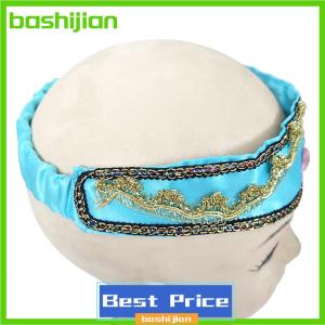 bashijian ที่คาดผมสีฟ้าจัสมินสำหรับเด็กผู้หญิงที่คาดผมคริสตัลขนาดใหญ่สายรัดผมสำหรับเจ้าหญิงอาหรับสำหรับงานเลี้ยงคอสเพลย์เครื่องประดับผม