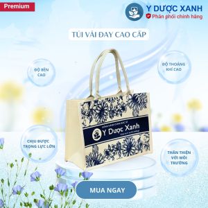 Mua [Chính Hãng] TÚI VẢI ĐAY LINEN CAO CẤP Túi xách nữ có nút nam châm phiên bản hiện đại in họa tiết hoa hướng dương đứng form.