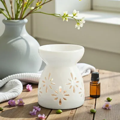 Ceramic Incense Oil Burner Aroma Burner Aromatherapy Essential Oil Burner.