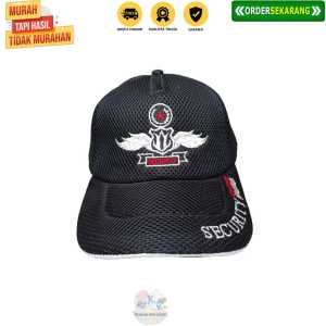 Topi Jaring Logo Security Satpam Banyak Model BKS