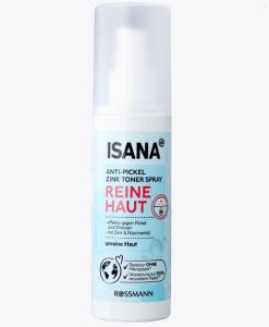 Made.in.Germany💚💧🌟Xịt khoáng cân bằng ISANA Anti-Pickel Zink Toner Spray Reine Haut 100ml