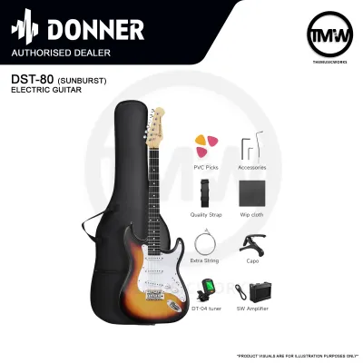 Donner DST-80 Starter Electric Guitar Beginner Complete Set DST 80 Series [PREORDER]