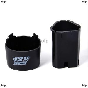 [COD] folp 1PC nhựa trường hợp mới 12V 18650 lithium pin trường hợp vít-miễn phí Lithium khoan có thể sạc lại pin trường hợp