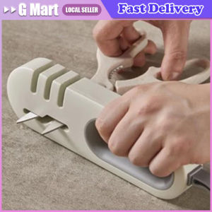 Knife Sharpener4 In 1Kitchen Blade And Scissors Sharpening ToolProfessional 4-Stage Knife Accessories Multi-purpose whetstone