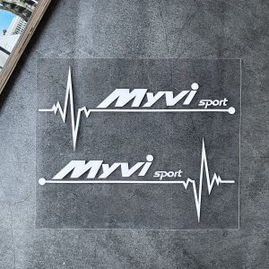 2PCS Car Reflective Waterproof Sticker for Perodua Myvi 1.5 AV ‌1.5L D01D Car Side Windows Door Decorative Vinyl Decal Car Accessories