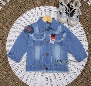 Deziyan868 Jaket Jeans Anak Perempuan bioblitz biru muda Jaket denim OUTHERS Jaket Wanita