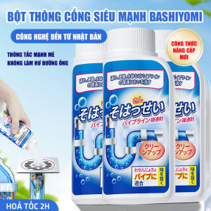 Bột thông tắc cống siêu mạnh 300g dùng cho bồn cầu bồn rửa mặt bồn rửa bátcông nghệ từ Nhật Bản
