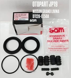 CALIPER KIT SAM KARET SEAL KIT REM CAKRAM DEPAN GRAND LIVINA L10 L11 LATIO D1120-EE50A