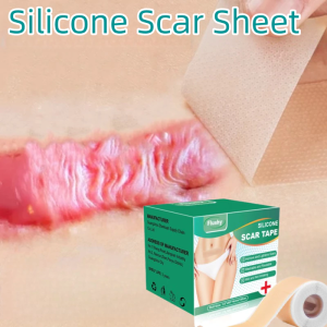 silicone scar sheet 4cm x 1.5m penghilang bekas luka menghilangkan bekas luka di kaki penghilang keloid menonjol scar patch plester bekas luka keloid penghilang bekas luka operasi Caesar bekas luka koreng silikon penghilang keloid bekas luka