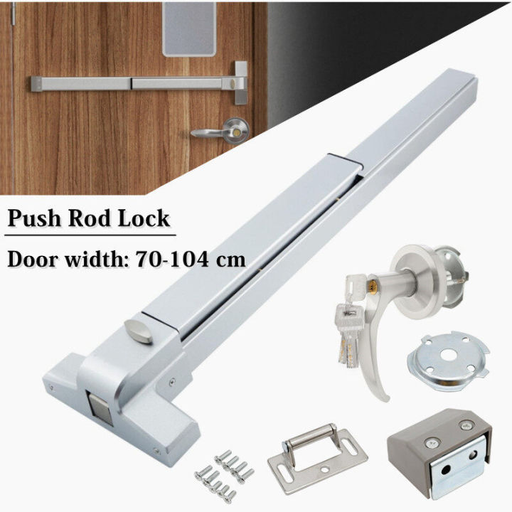 Door Push Bar Panic Exit Device with Exterior Lever Emergency Lock  Stainless Steel Commercial Door Push Bar Emergency Panic Exit Bar Handle  Door Hardware | Lazada