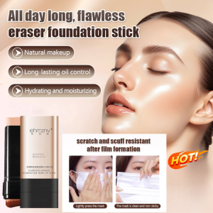 Nude Dual Head Foundation Stick Holds Flawless Foundation Stick Lightweight Makeup Base Concealer Stick Natural Finish Long Lasting Commute Proof Double Ended Foundation Bar Concealer Stick Foundation Stick