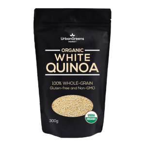 Organic White Quinoa USDA Certified Organic Superfood 100% Pure and Natural No Additives or Preservatives