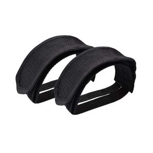 2 Pcs Strap Tali Pedal Sepeda Nylon Oeclip Double Strap Anti Slip Tali Pedal Sepeda Toeclip Foot Strap Promend Adjustable