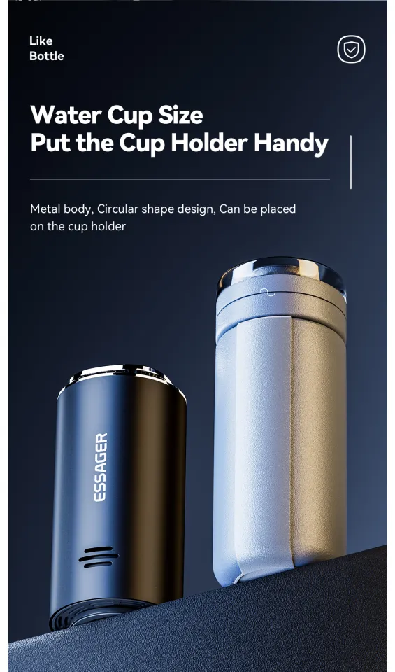 Essager Car Solid Aromatherapy Machine Arc 360° Air outlet Solid Aromatherapy Vehicle Aromatherapy (Cologne) ion Purification Balm Comfortable Bacteriostatic Odor Removal