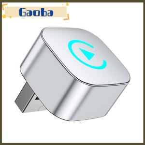 gaoba Wireless Carplay Adapter With Alarm Light For IPhone Android Auto 2in1 Wired To Wireless AI Box USB Connection For Truck Vehicle
