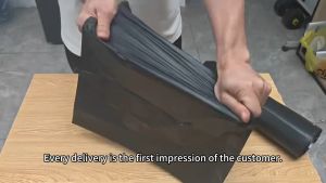 Black Self-Adhesive Courier Pouches - Durable Plastic Mailing Bags for Shipping in Multiple Size