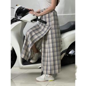 Váy chống nắng loại xẻ Եà chất liệu vải mềm mại co giãn tốt xòe to dài chất vải dày dặn [khách được chọn mẫu]