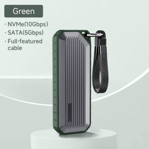 Hagibis MC10 SSD M.2 กล่อง NVNE SATA Enclosure USB 3.1/3.2 Gen 2 10Gbps To NVME PCIE 2242/2260/2280 กันกระแทก กันฝุ่น กันน้ำ