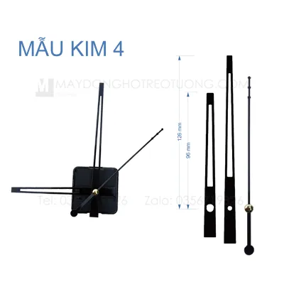 Máy Đồng Hồ Treo Tường (Lắp cho Tất cả các Mẫu Đồng Hồ Treo Tường thông dụng) - Bảo hành uy tín 12 tháng