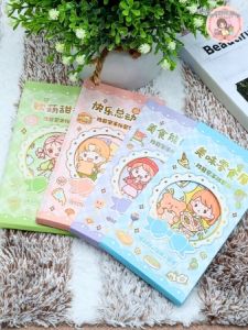 ชุดกระดาษโน๊ต โพสอิทกระดาษโน๊ต 2 ชิ้น สุดคุ้ม บันทึก ลายการ์ตูน คละลาย