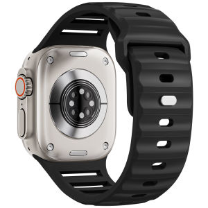 Sport Strap for Smartwatch Ultra 2/Ultra 49mm 45mm 44mm 42mm Breathable Silicone Band lWatch Series 12 11 10 9 8 7 6 5 4 3 2 1 Replacement Wristband