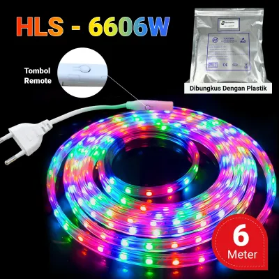 Lampu LED STRIP SELANG 2835 /220V OUTDOOR RGB/LED strip warna-warni