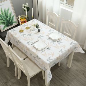 Taplak Meja Makan Anti Air Ukuran 180x137CM / Bahan PEVA Tahan Air kain mewah minimalis/ Tikar Taplak Meja Makan Waterproof
