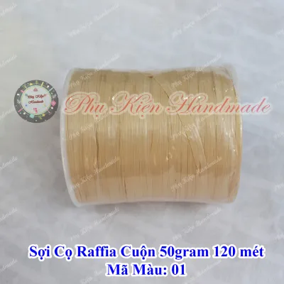 Sợi cọ Raffia 50g/ cuộn 120 mét