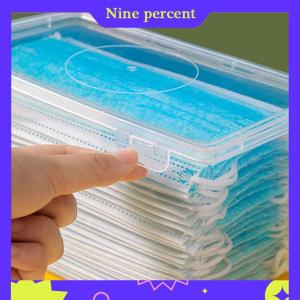Nine percent Mask Storage Box Wet Tissue Box Baby Wipes Dispenser Holder Household Dust-proof Tissue Box With Lid Kitchen Seal Container