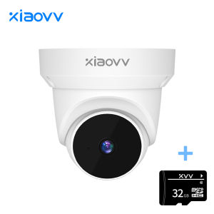 XiaoVV Q1 Smart Indoor CCTV Wireless IP Camera WiFi Connection Phone Remote Control 110°Wide-angle 1296P/3MP Infrared Night Vision Home Security Guard Easy Installation