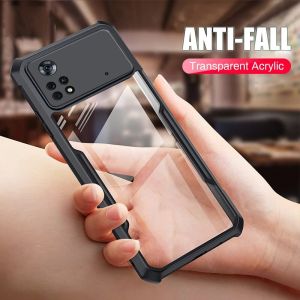 Promo Case For XIAOMI POCO M4 PRO 4G Hardcase Fusion Shockproof Armor Transparant Premium Quaility Casing Handphone