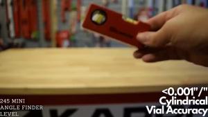 KAPRO 245 10cm 4"Plastic Smart Spirit Level Adjustable Angle Finder Construction Leveling Tool