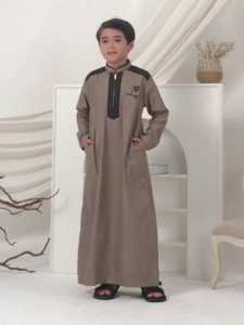 Jubah Anak Laki Laki Premium 1 - 16 Tahun Lengan Panjang Alief Series Assuffah