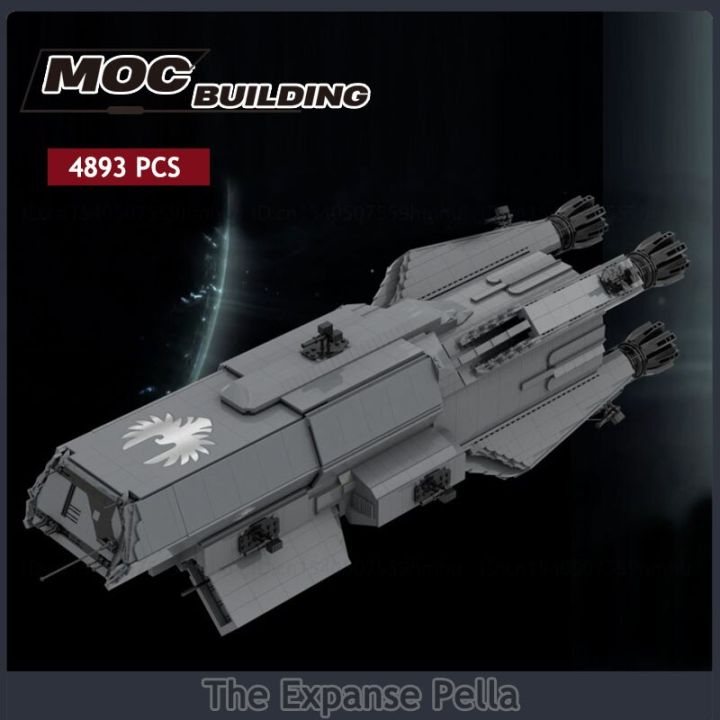 Space MOC The Expanse Pella Light Cruiser Building Blocks 1/100 Scale ...