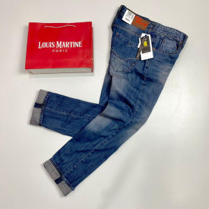 Celana Jeans Louis Martine Pria casual Panjang Size 28-38 Premium Standar Reguler Model Terbaru 2023