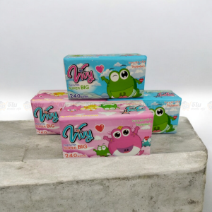 (4ห่อ) กระดาษทิชชู่  กระดาษชำระ  เช็ดมือ เช็ดหน้า วีวี่ vivy รุ่น super BIG แผ่น 2 ชั้น