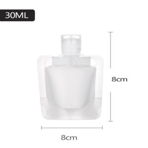 Transparent Matt Shampoo Lotion Storage Travel Bag for Cosmetics Shampoo Shower Gel