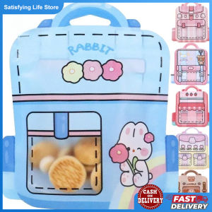 Cartoon Backpack Self-sealing Storage Bags for Candy Cookie Jewelry Snack Bag Gift Packaging Bag Pouch Party Decoration