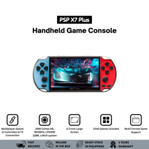 Handheld Game Console PSP X7S Retro Gamepad 32GB 3.5 Inch Built-In 1200 Games