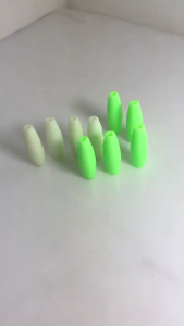 10 cái Ống Móc Gắn Mồi Câu phát sáng ống rỗng phát sáng Ống Móc Câu câu cá ban đêm Câu Cá Biển