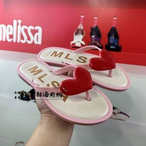 MELISSA LOVE HEART AD ( SIZE 35/36 - 40 ) FLIP FLOP SANDALS