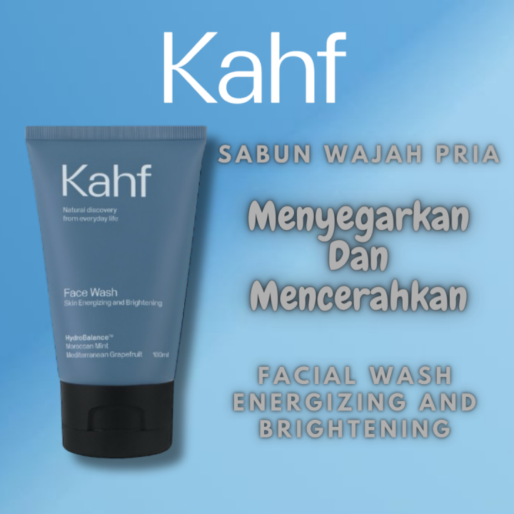 Kahf Skin Energizing and Brightening Face Wash 100 ml Sabun Pembersih