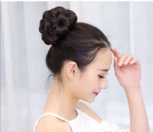 วิกหนีบผม ดอกไม้9ดอก (1อัน) ทําจากเส้นไหม งานไทย ส่งในไทย ดอกเสียบ 9 ดอก