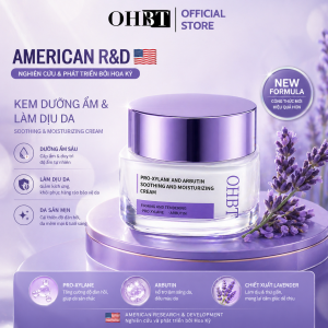 Kem Dưỡng Ẩm Dưỡng Sáng Chống Lão Hóa OHBT Pro-xylane & Arbutin Soothing & Moisturizing 50ML