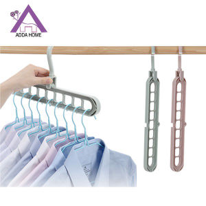 Hanger Gantungan Pakaian Baju 9 Lubang Multifungsi Super Praktis