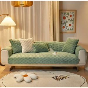 Plush Sofa Cushion Nordic Anti-slip Cushion Backrest Cover Universal All-inclusive Sofa Cover