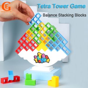 Tetra Tower Game Tetris Balance Toy Stacking Block Stack Assembly Building Blocks Children Educational Toys