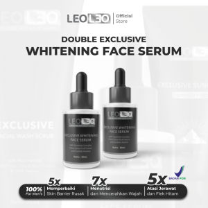 LEO LEO Paket Bundling Serum Exclusive Whitening Serum Wajah Pria Unggulan Glowing Atasi Jerawat Nutrisi Skin Barrier