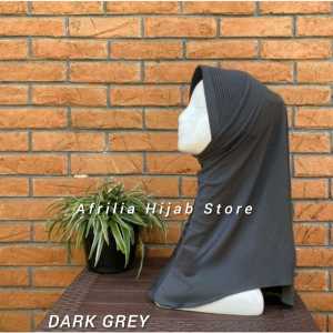 Bergo Sport Pet Tebal | Hijab Sport | Kerudung Spotr Pet Tebal/Besar Jersey Premium Ukuran ( S )